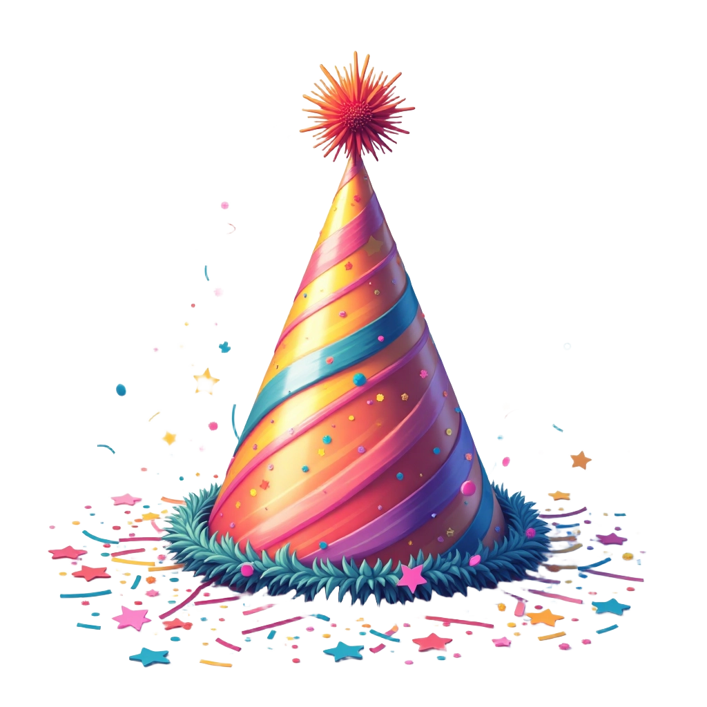 Colorful Party Hat